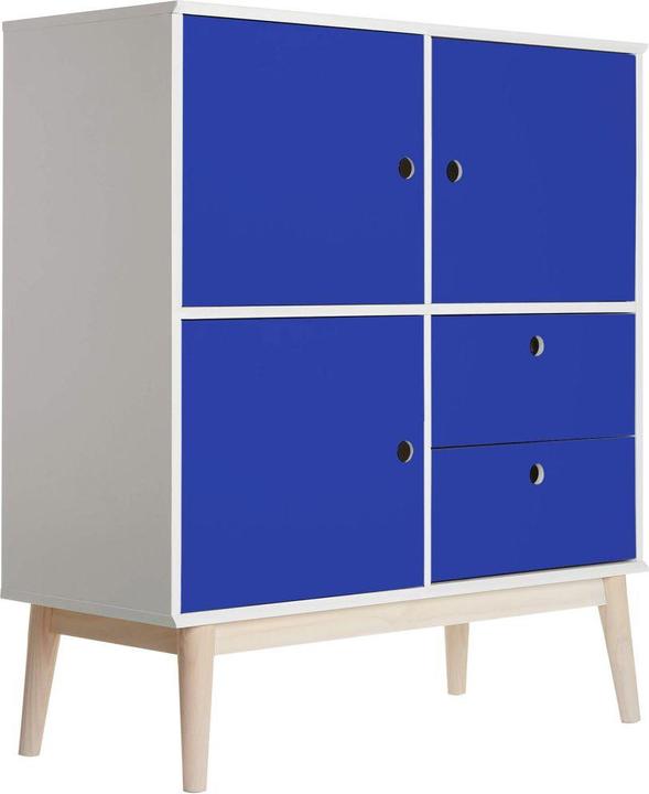 Trenddeko Uni Brillantblau