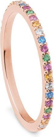 Produktbild Breuning RING - Brill. | Sky Blue | Apple Green | Saf. Pink (54, 750/18 K Gold)