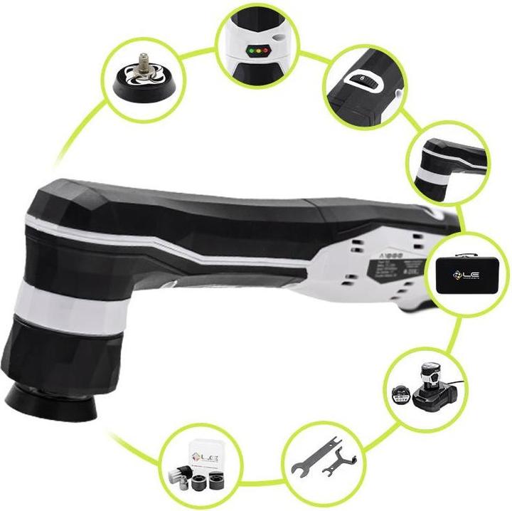 Image du produit Liquid Elements A1000 V4 Mini polisseuse sans fil Set (Polisseuse excentrique, 90 W)