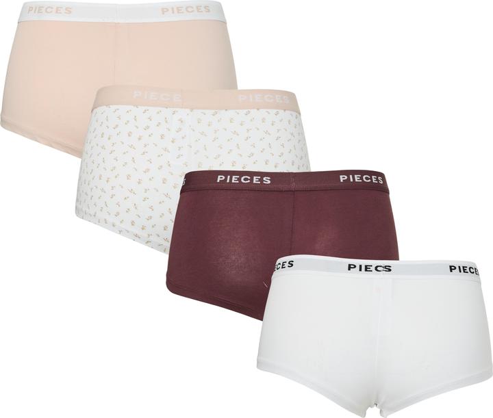 Immagine prodotto Pieces PCLOGO 4er-Pack Boxershorts (L, confezione da 4)
