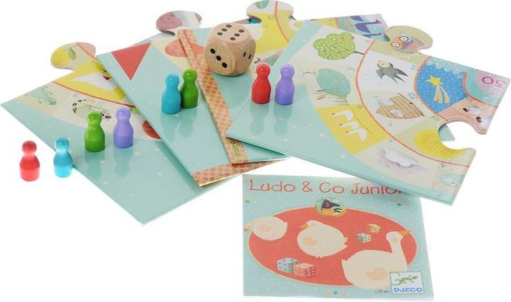 Produktbild Djeco Ludo & Co Junior (Deutsch, Französisch, Italienisch, Englisch)