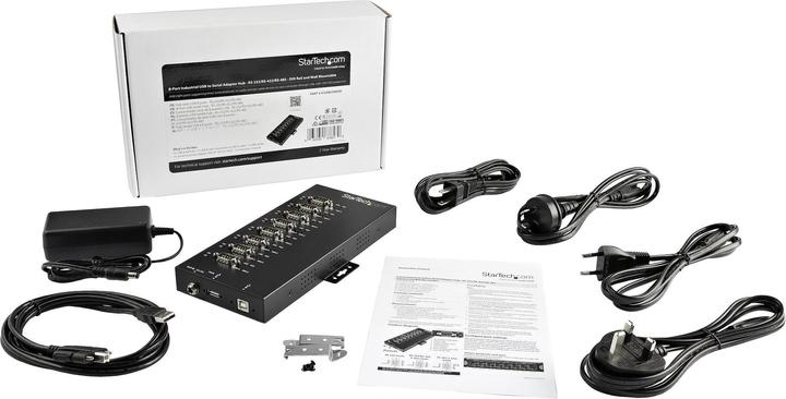 Immagine prodotto StarTech 8 porte USB industriale a RS232/422/485 adattatore seriale - 15kv ESD Protection - USB a Serial A... (USB-A, 8 Porti)