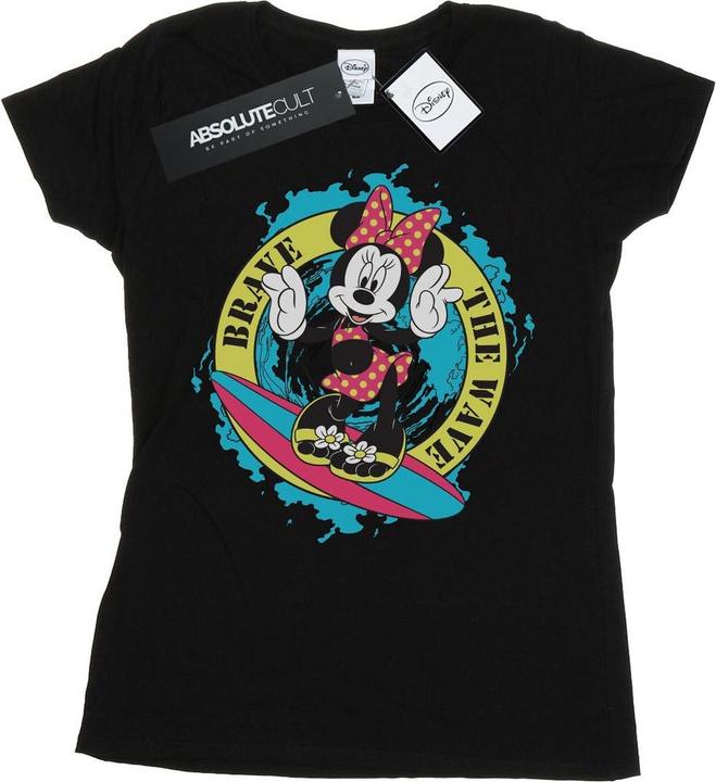 Immagine prodotto Disney Minnie Mouse Brave The Wave Maglietta Donna (XXL)