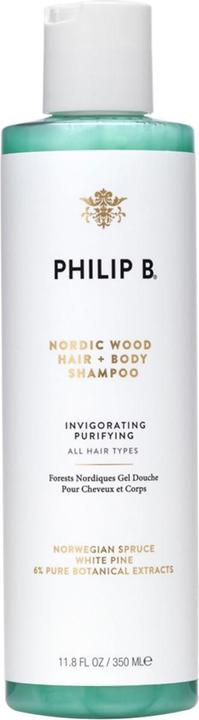 Philip B. Nordic Wood - Hair & Body Shampoo (350 ml, Flüssiges Shampoo)