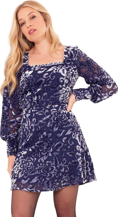 Image du produit Joe Browns Floral Devoré Mini robe à manches volumineuses (40)