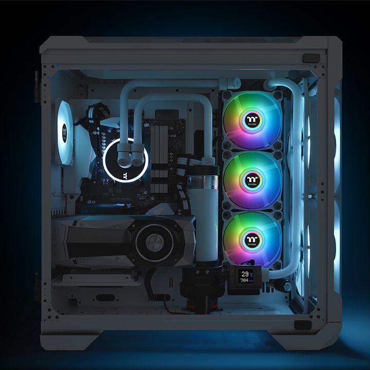 Image du produit Thermaltake Pure Duo 12 ARGB White (120 mm, 2 x)