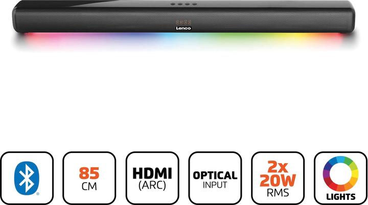 Produktbild Lenco SB-080 (40 W, 2.0 Kanal)