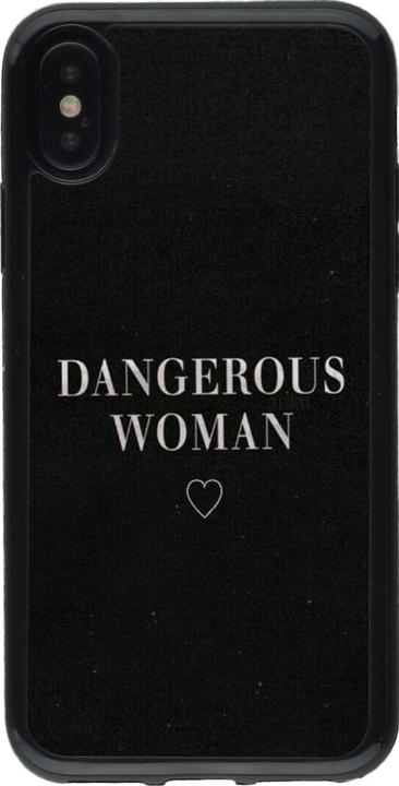 Produktbild PhoneLook Hülle Gummi schwarz Dangerous woman (Apple iPhone XS, Apple iPhone X)