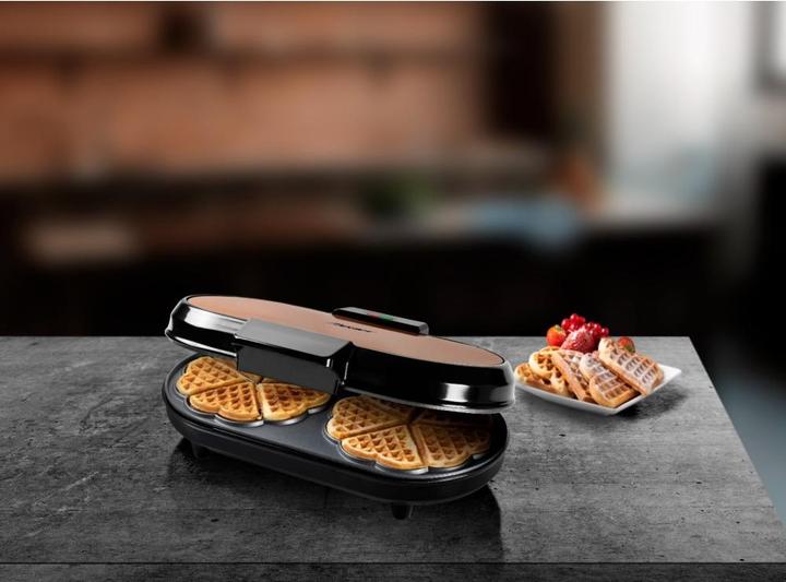 Immagine prodotto Bestron Doppia piastra per waffle per ottenere i classici waffle a forma di cuore