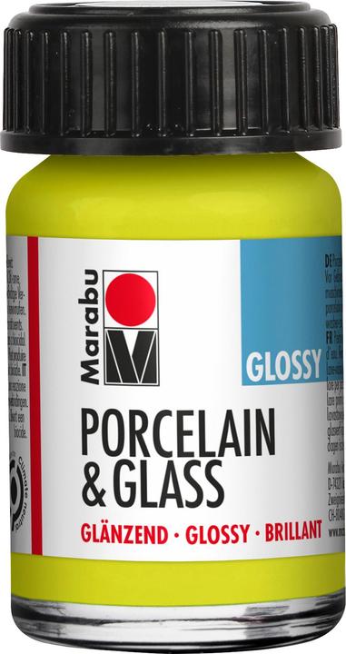 Produktbild Marabu Glas- und Porzellanfarbe 782 Metallic-Silber, 15 ml (Silber, 15 ml)