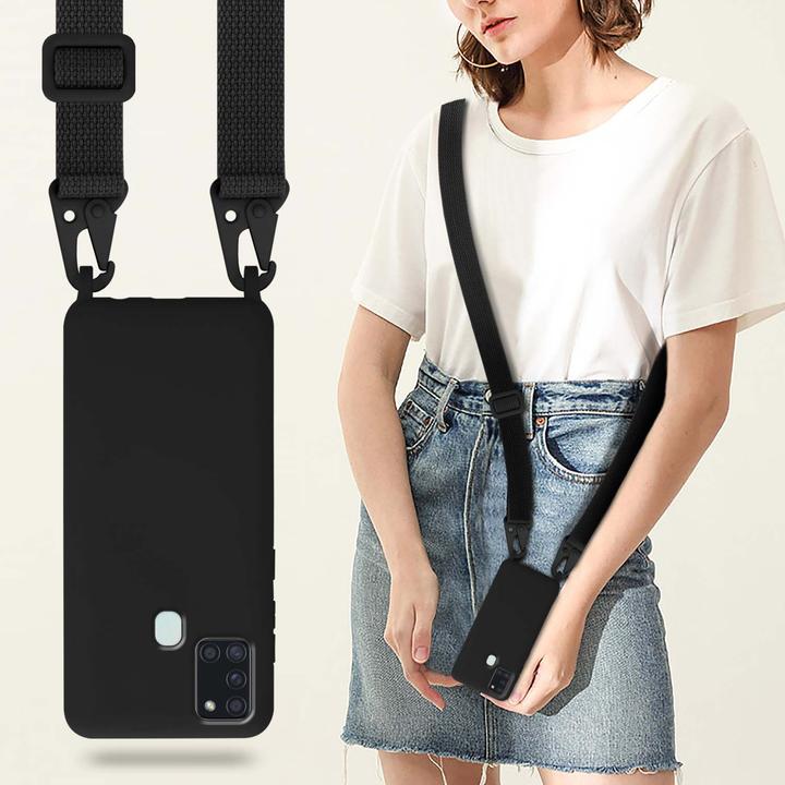 Produktbild Cadorabo TPU Cover Handy Kette Liquid (Samsung Galaxy A21s)