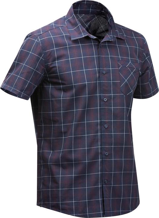 Forclaz travel 100 shirt check ss man 335792