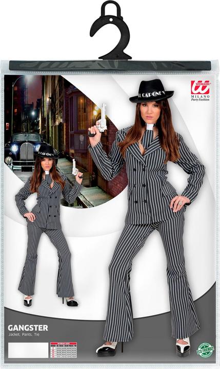 Actual product image Widmann Girlboss Gangster (S)