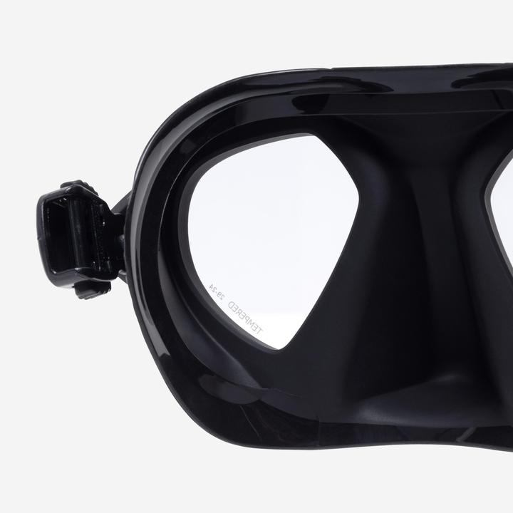 Image du produit Subea Masque apnée et chasse sous-marine anti buée petit volume - 500 dual lv noir