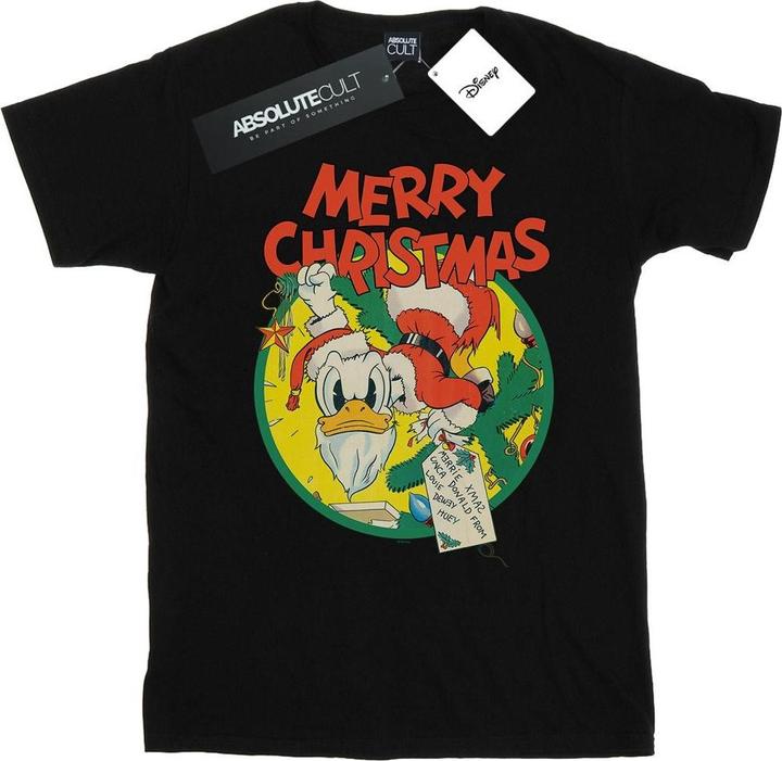 Produktbild Disney Donald Duck Merry Christmas TShirt (S)