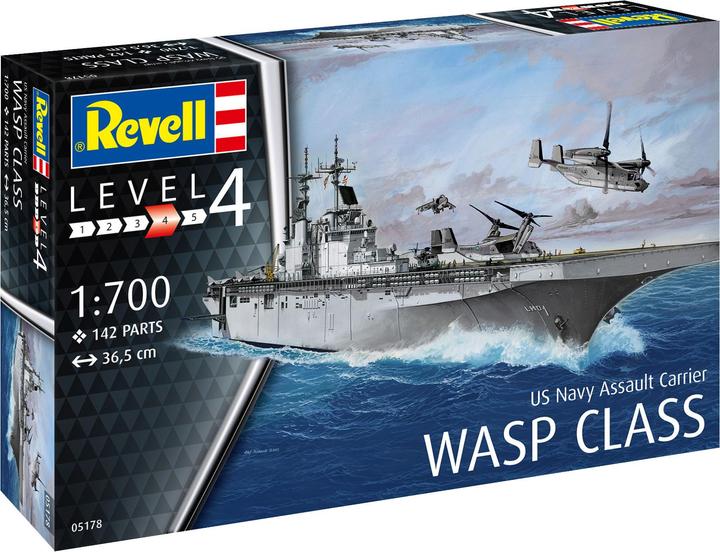 Image du produit Revell Porteur d'assaut USS WASP CLASS