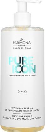 Immagine prodotto Farmona PROFESSIONAL Pure Icon Liquido Micellare per Struccare Viso e Occhi woda micelarna do de (Struccante, 500 ml)