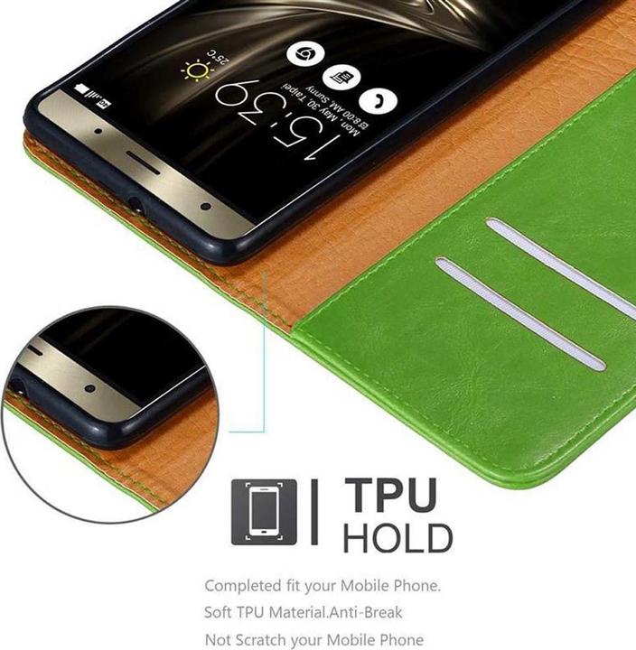 Produktbild Cadorabo Book Luxury Cover (Asus Zenfone 3 Deluxe)