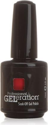 Actual product image Jessica Cosmetics GELeration Confident Coral Gel Nail Polish