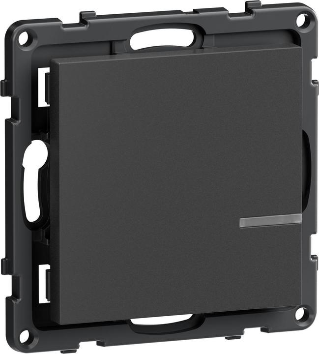 Actual product image Legrand Seano with Netatmo 765933 Wall transmitter 1-fold anthracite