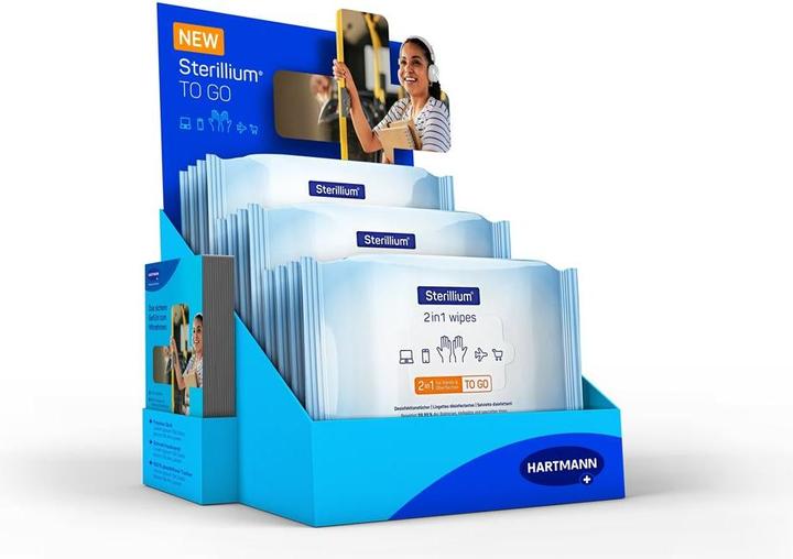 Actual product image Sterillium 2in1 Wipes Display 12 pieces