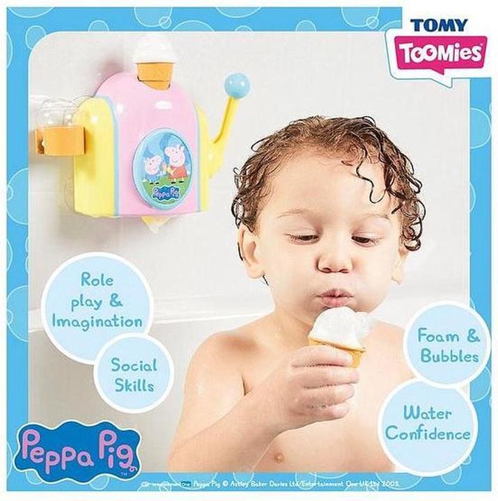 Actual product image Tomy Peppa Wutz foam ice cream machine