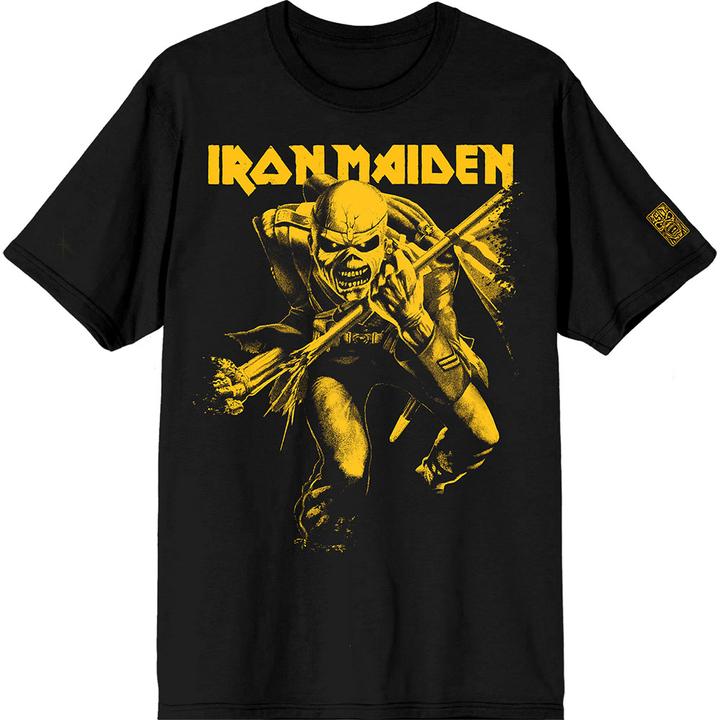 Produktbild Iron Maiden 50 Trooper Crop Yellow Sleeve Print (S)