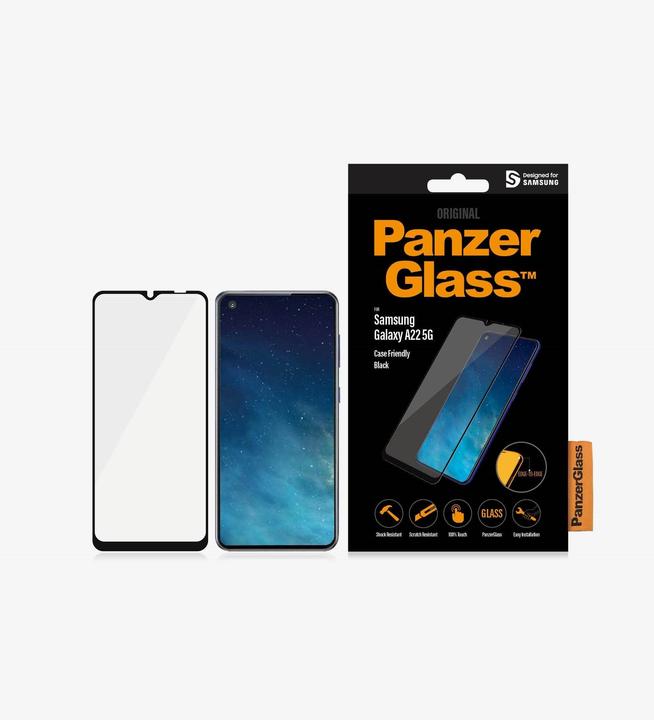 Actual product image PanzerGlass Case Friendly (1 Piece, Samsung Galaxy A22 5G)