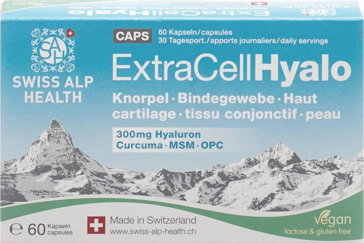 Immagine prodotto Swiss Alp Health Ialo extra-cellulare (60 Pezzo/i, Pillole, 64 g)