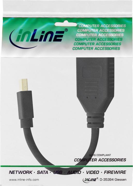 Image du produit InLine Mini DisplayPort vers (DP, 15 cm)