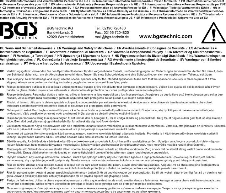 Produktbild BGS Ölfilterschlüssel 12-kant für Haldex-Kupplung an VW Allrad SW 46 mm