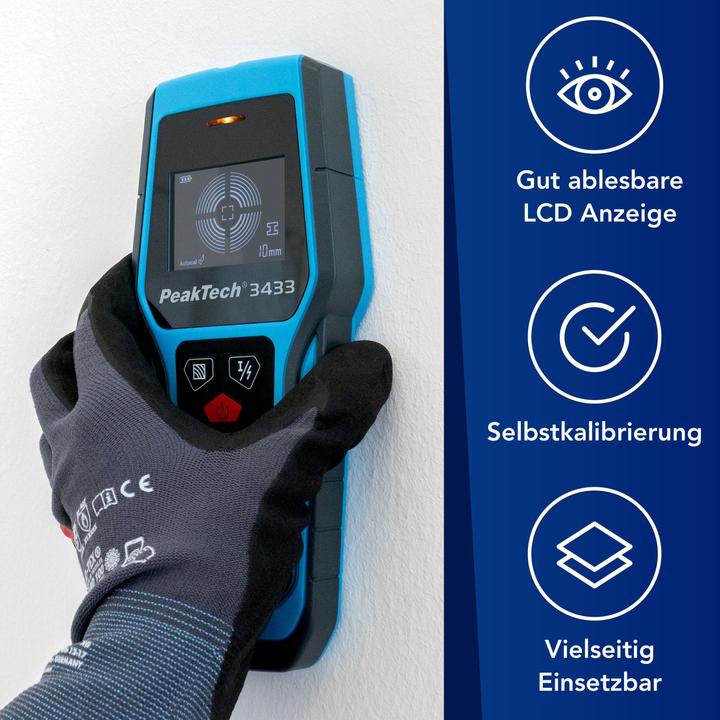 Produktbild Peaktech P 3433 Digitaler Wandscanner