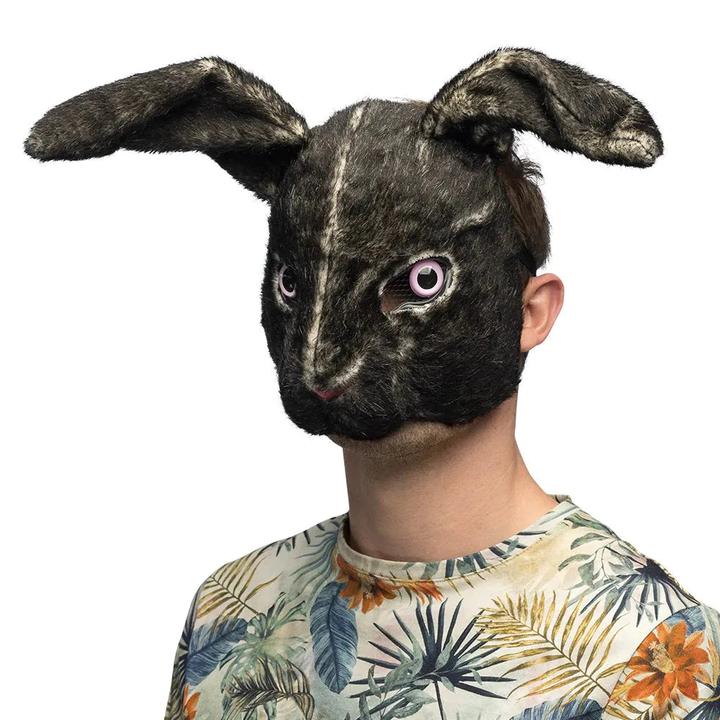 Produktbild Boland Plüsch-Halbmaske Schwarzes Kaninchen