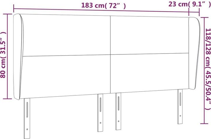 Immagine prodotto VidaXL Chandler (183 x 23 x 128 cm)