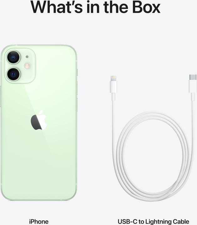 Actual product image Apple iPhone 12 mini (64 GB, Green, 5.40", SIM + eSIM, 12 Mpx, 5G)
