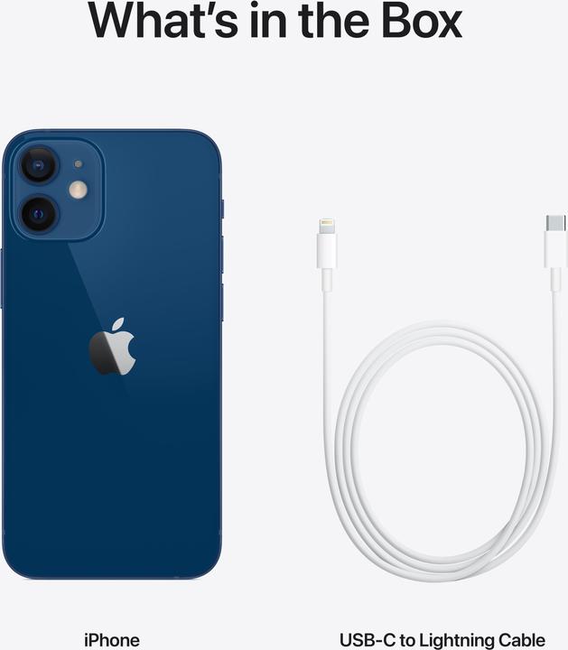 Immagine prodotto Apple iPhone 12 mini (128 GB, Azzurro, 5.40", SIM + eSIM, 12 Mpx, 5G)