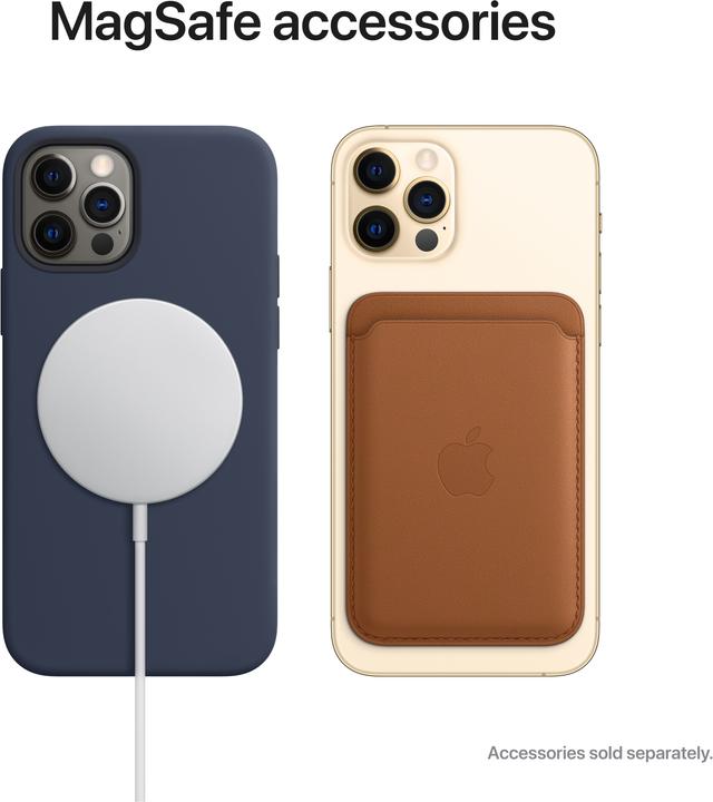 Produktbild Apple iPhone 12 Pro Max (128 GB, Silver, 6.70", SIM + eSIM, 12 Mpx, 5G)