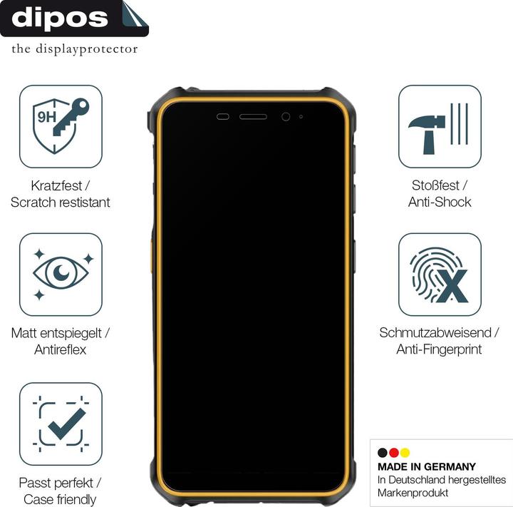 Image du produit Dipos Anti-Shock Film de Protection d’écran Anti-reflet (1 pièce(s), Ulefone Armor X12 Pro)