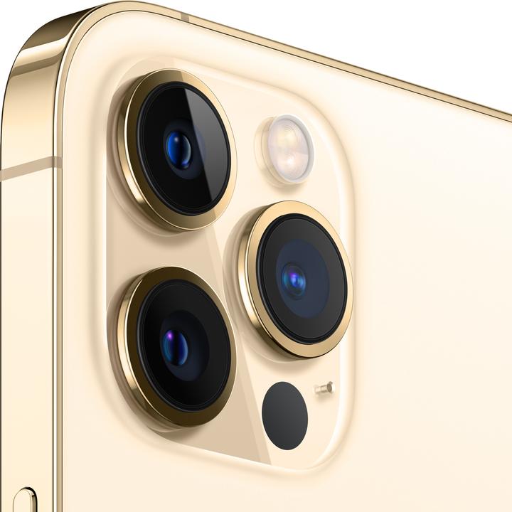 Produktbild Apple iPhone 12 Pro Max (128 GB, Gold, 6.70", SIM + eSIM, 12 Mpx, 5G)