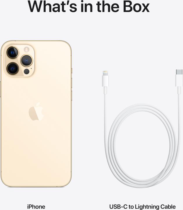 Produktbild Apple iPhone 12 Pro Max (128 GB, Gold, 6.70", SIM + eSIM, 12 Mpx, 5G)