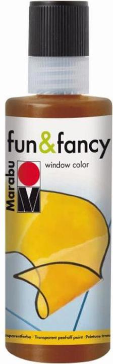 Produktbild Marabu Fenstermalfarbe Fun & Fancy (Mittelbraun, 80 ml)
