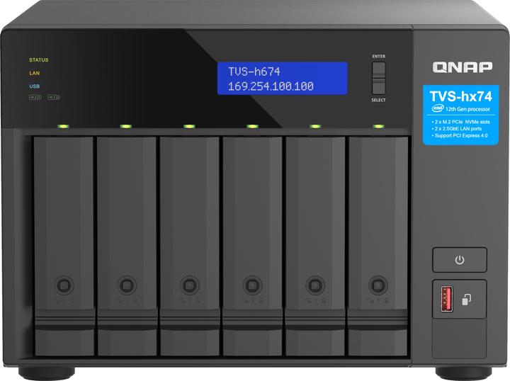 Actual product image QNAP TVS-h674-i5-32G (0 TB)