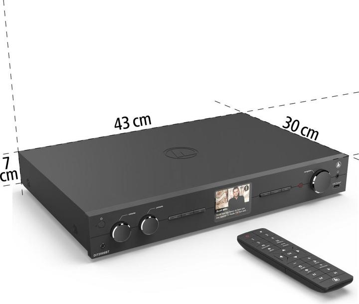 Produktbild Hama HiFi-Tuner DIT2006BT (DAB, FM, DAB+, Internetradio, WLAN, Bluetooth)
