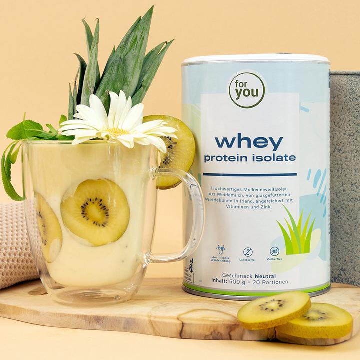 Actual product image For You whey protein isolate neutral - from Irish pasture farming, lactose-free (Neutral)
