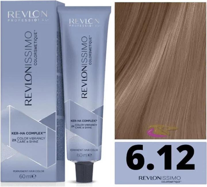 Produktbild Revlon Professional Colorsmetique 6.12 Dunkelblond Asch-Irisé (Dunkelblond Asch-Irisé)