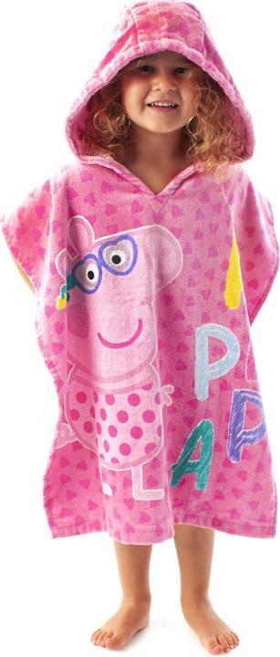 Actual product image Peppa Pig Girls' swimming costume and poncho set (110)