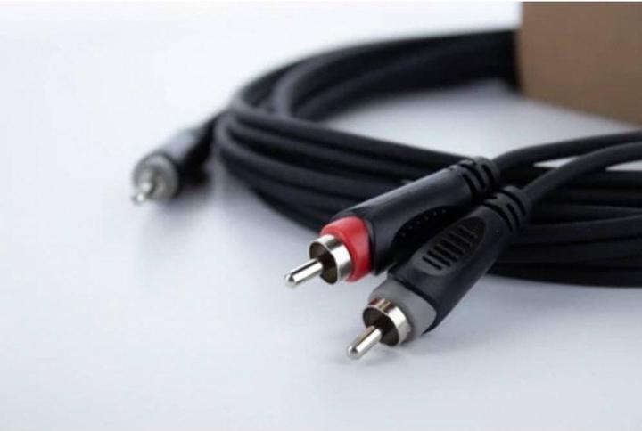 Actual product image Cordial 14856 Klinke / Cinch Audio Y-Adapter (1x Klinkenstecker 3.5 mm - 2x Cinc (3 m, 2.5mm, Cinch)