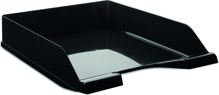 Actual product image Staples Desk letter tray, polystyrene/pp, a4, standard, black (A4)
