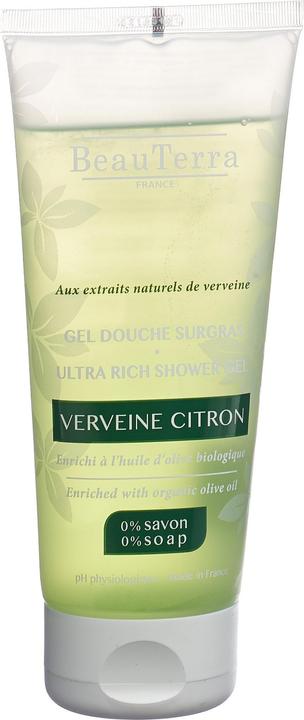 BeauTerra reichhaltiges Duschgel Zitronenverbene (200 ml)