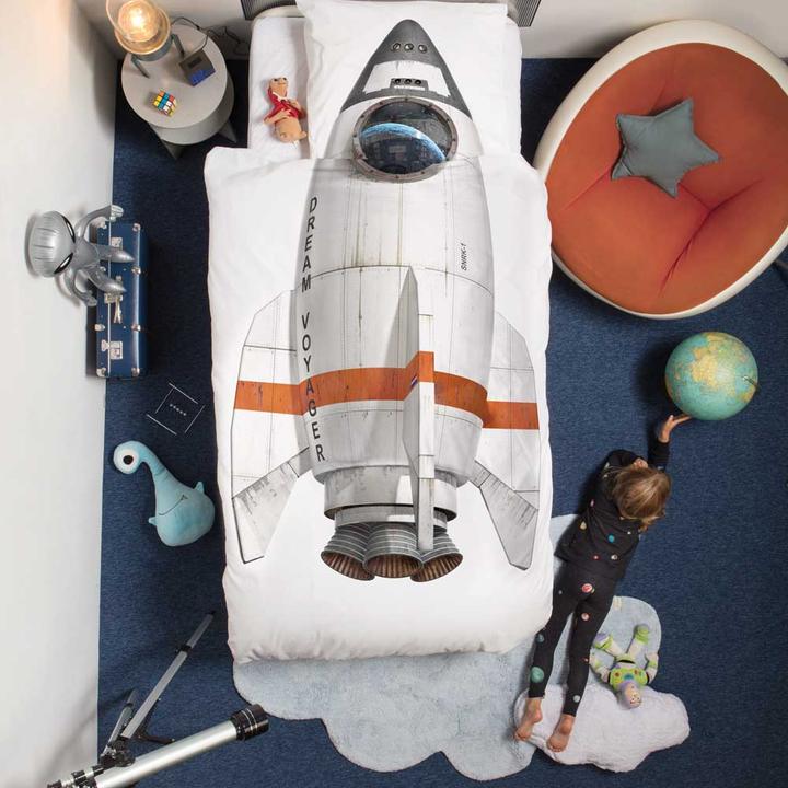 Produktbild Snurk Bettwäsche Rakete 135 x 200